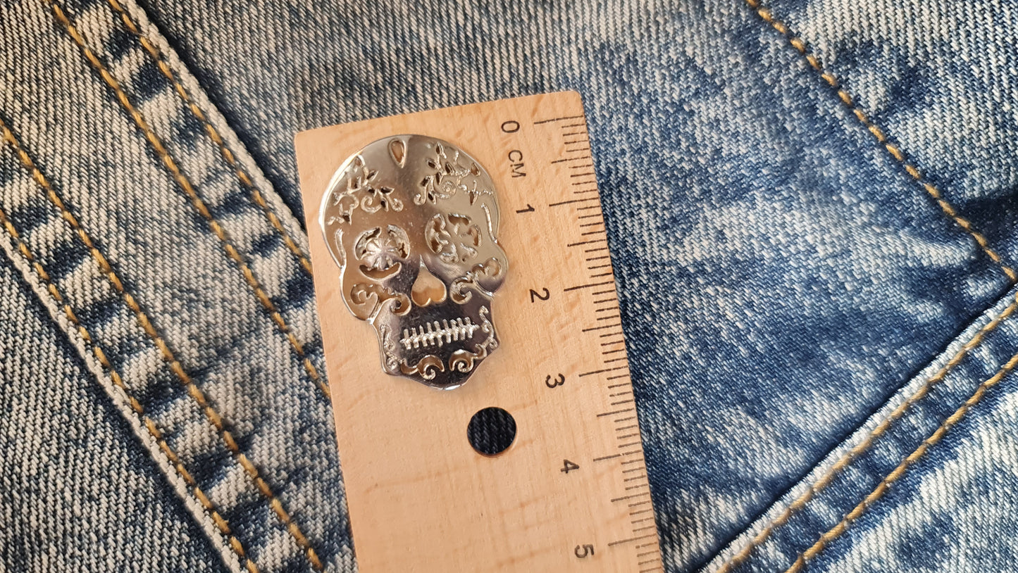 Skull Mini Metal Pendant