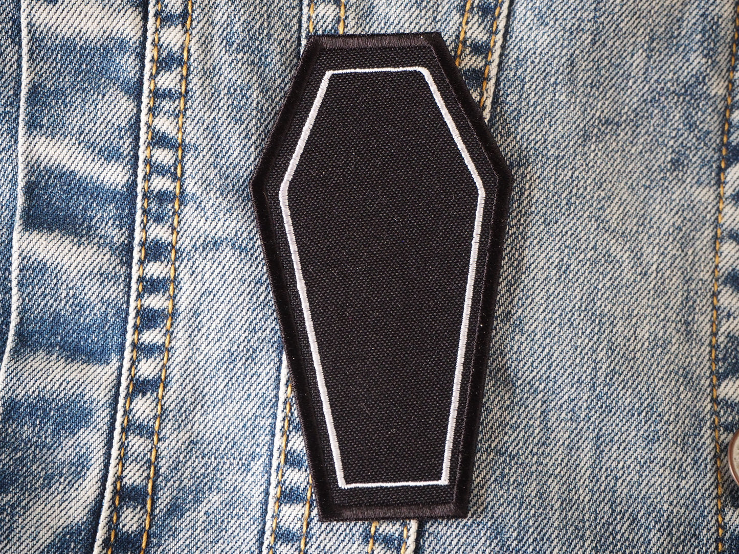 Empty Coffin Embroidered Patch