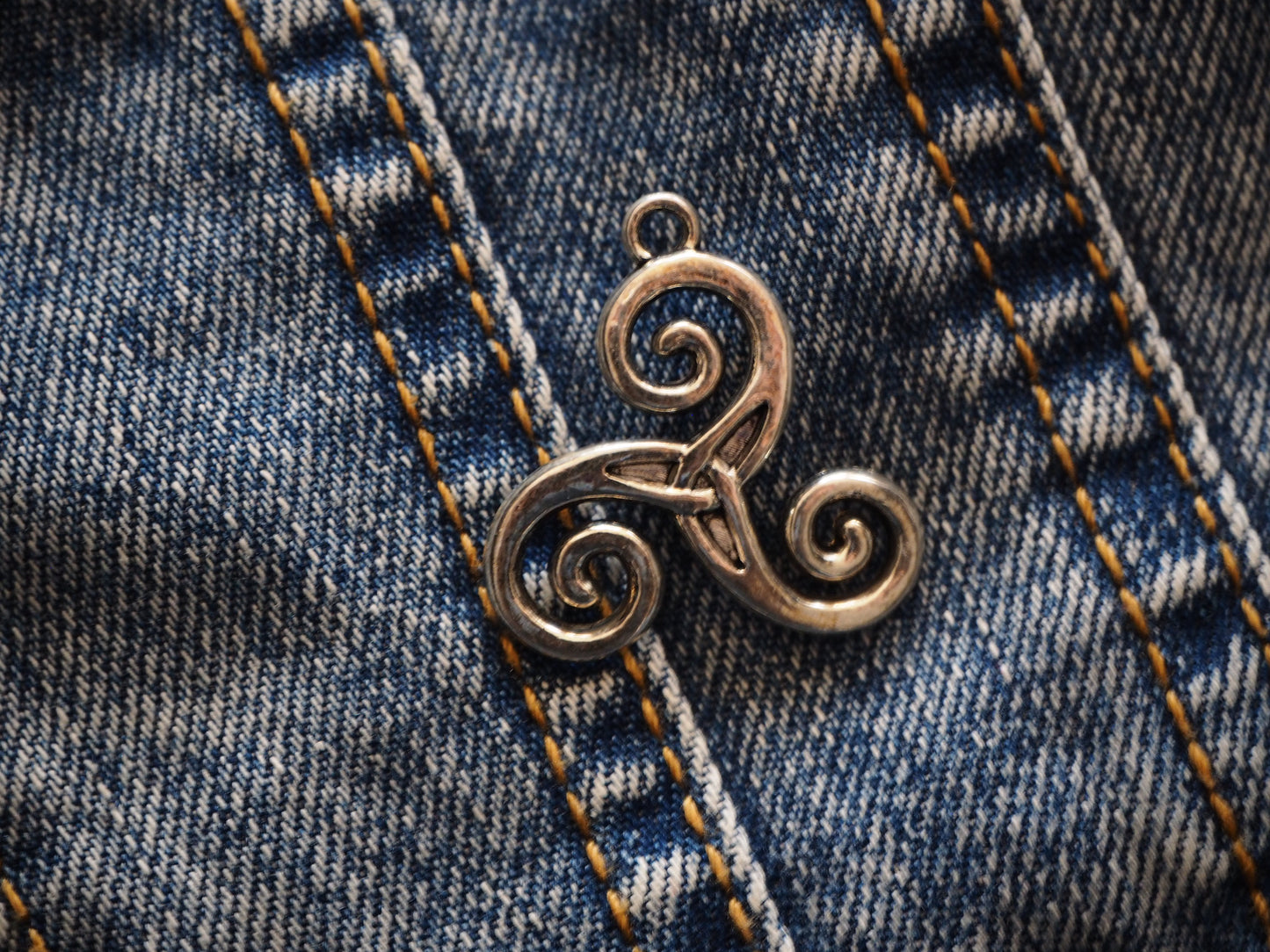 Triskelion Mini Metal Pendant