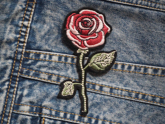 Gothic Winter Rose Patch