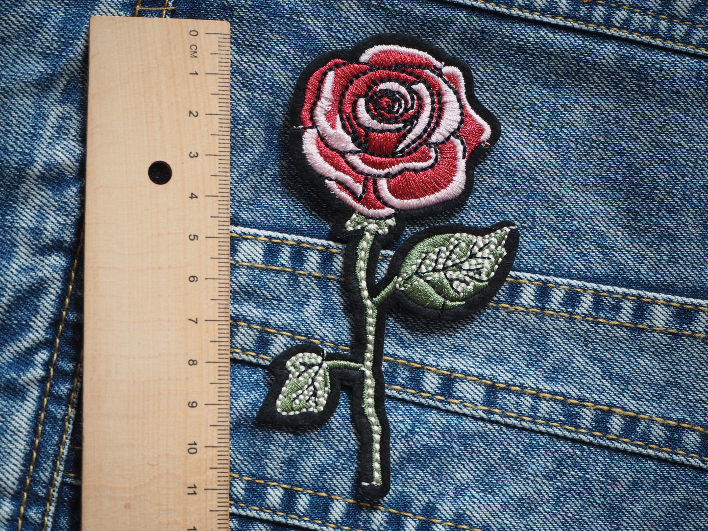 Gothic Winter Rose Patch