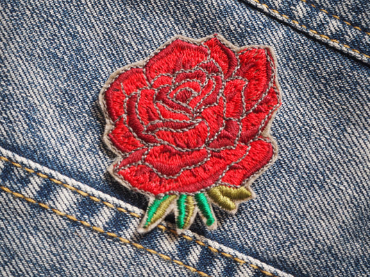 Gothic Winter Rose Patch