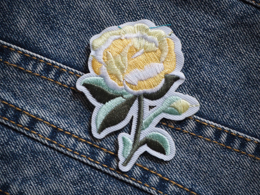 Gothic Winter Rose Patch