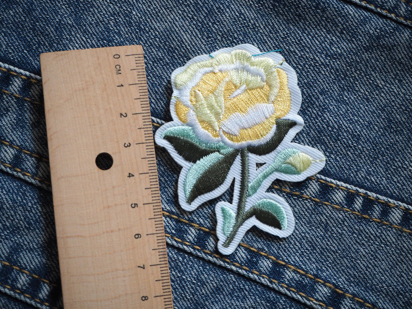 Gothic Winter Rose Patch