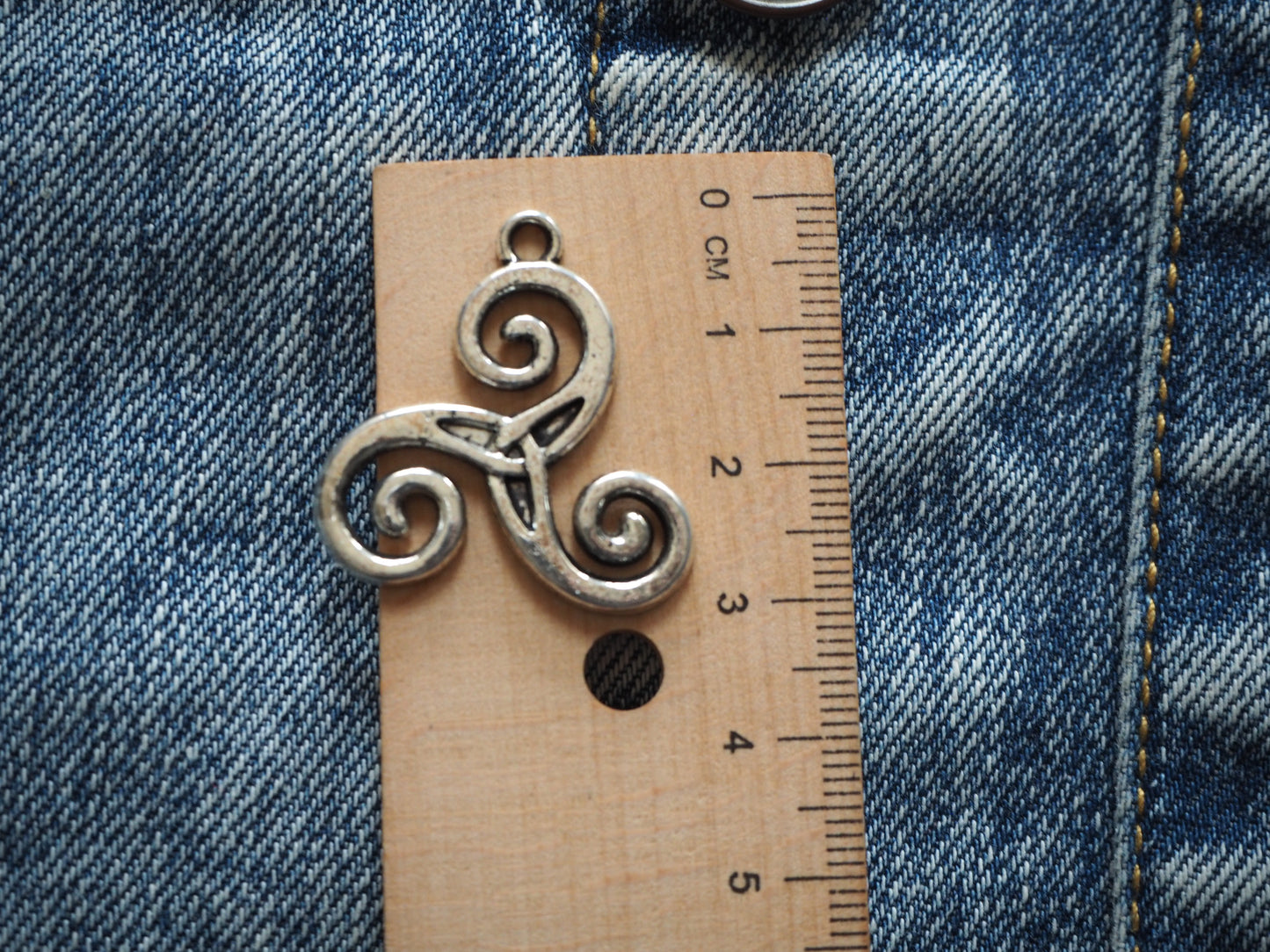 Triskelion Mini Metal Pendant