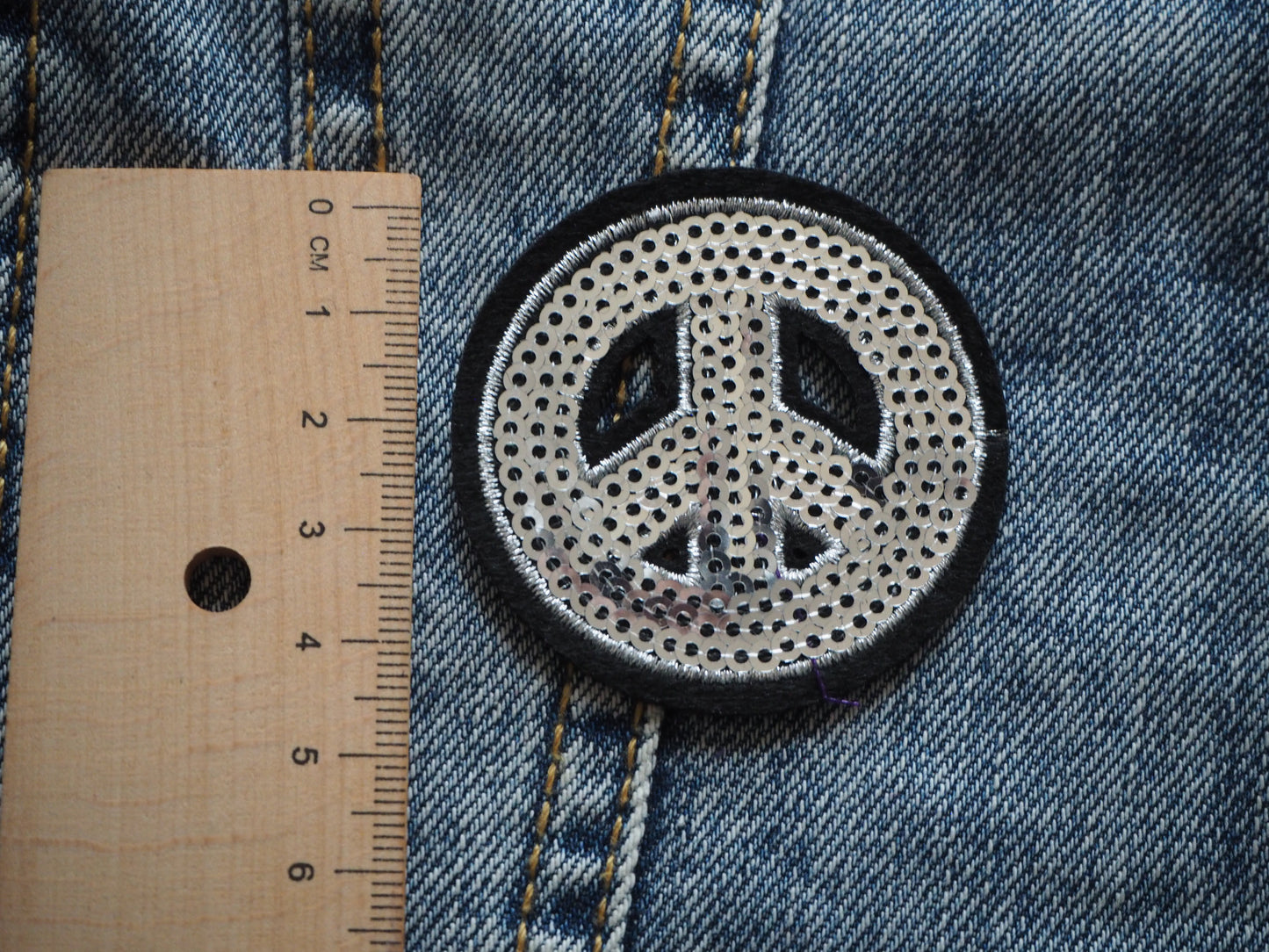 Peace Symbol Shining Patch
