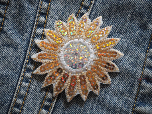 Golden Shining Flower Patch