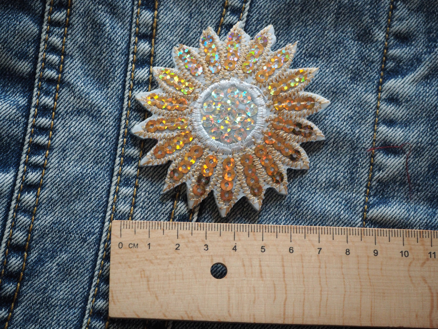 Golden Shining Flower Patch