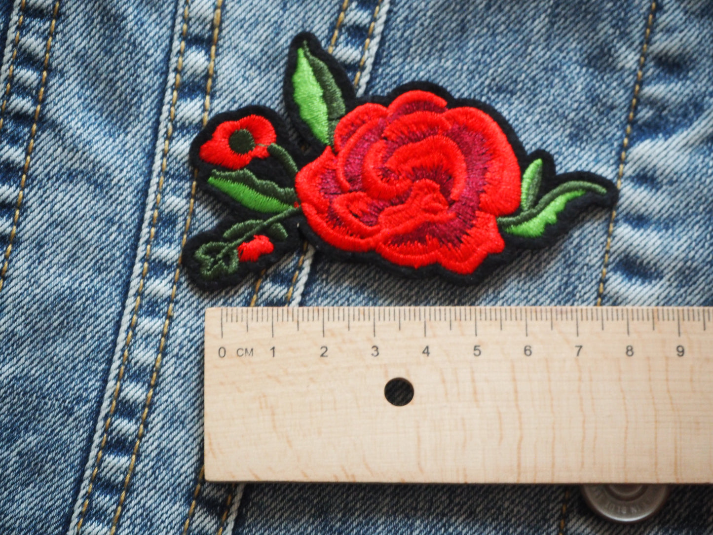 Gothic Mini Rose Patch
