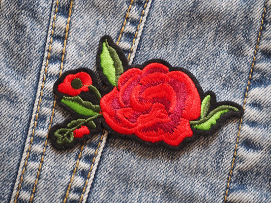 Gothic Mini Rose Patch