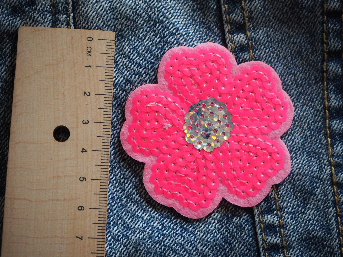 Pink Shining Flower Patch