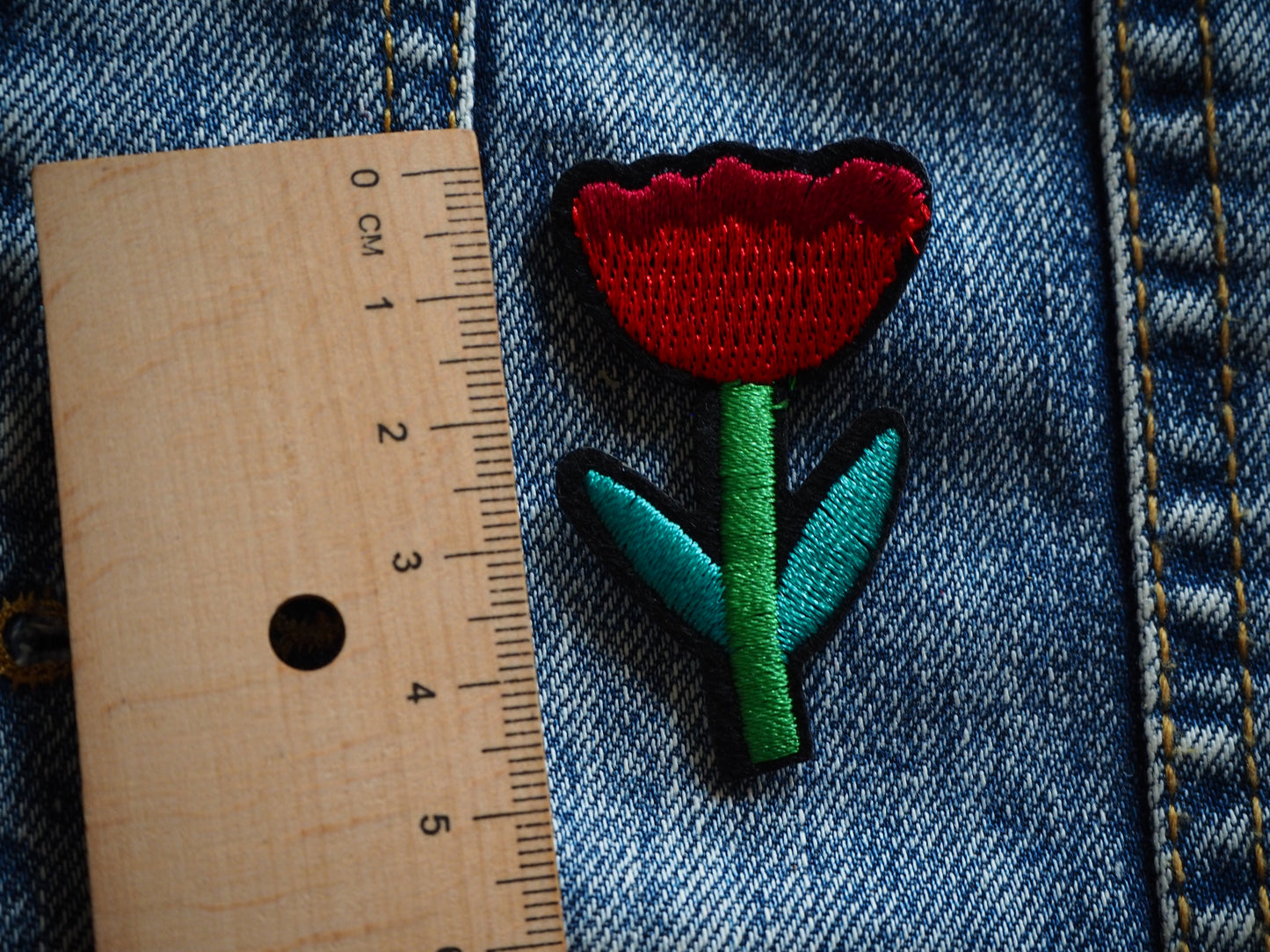 Red Gothic Mini Flower Patch