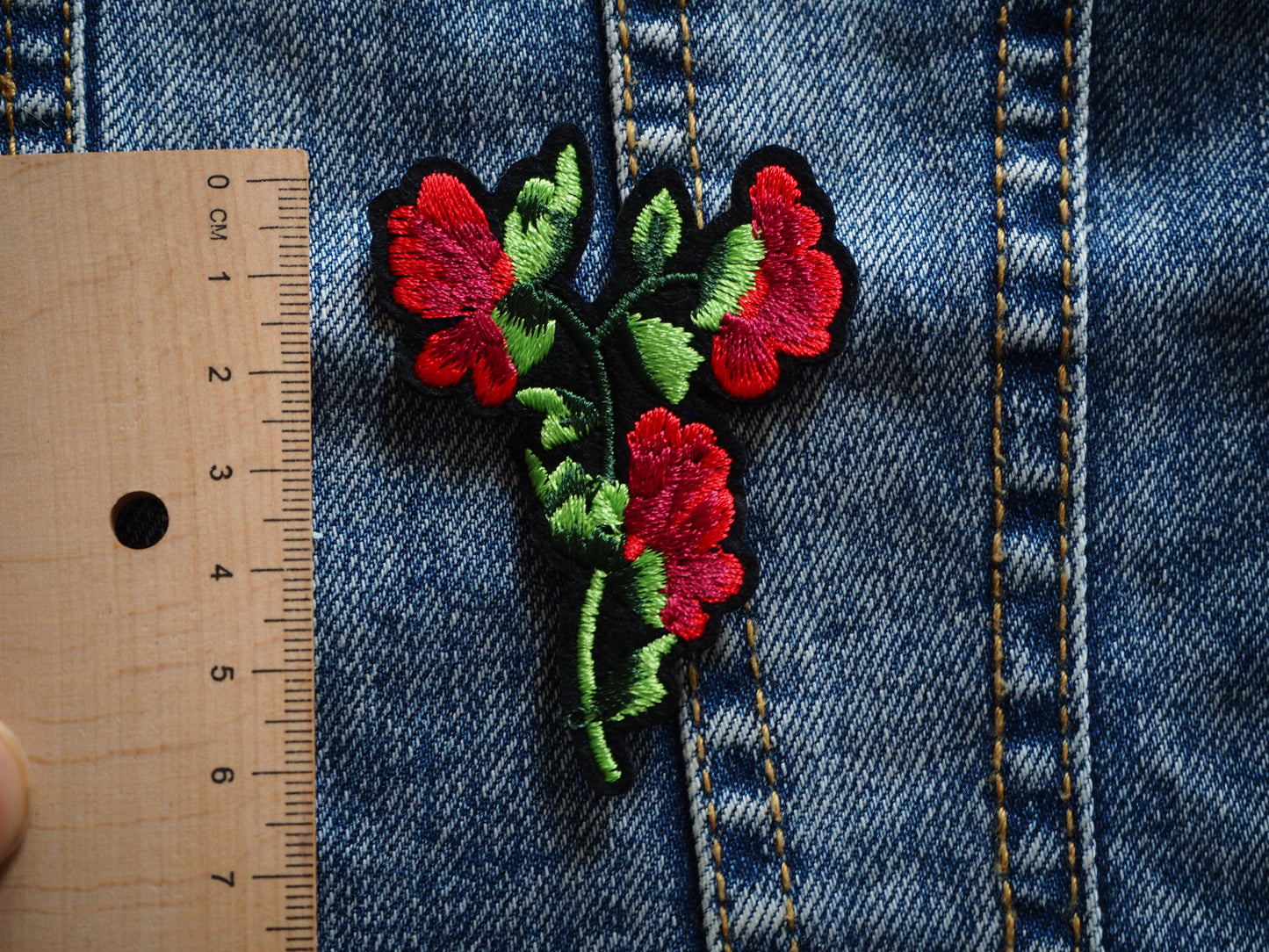Red Flowers Patch