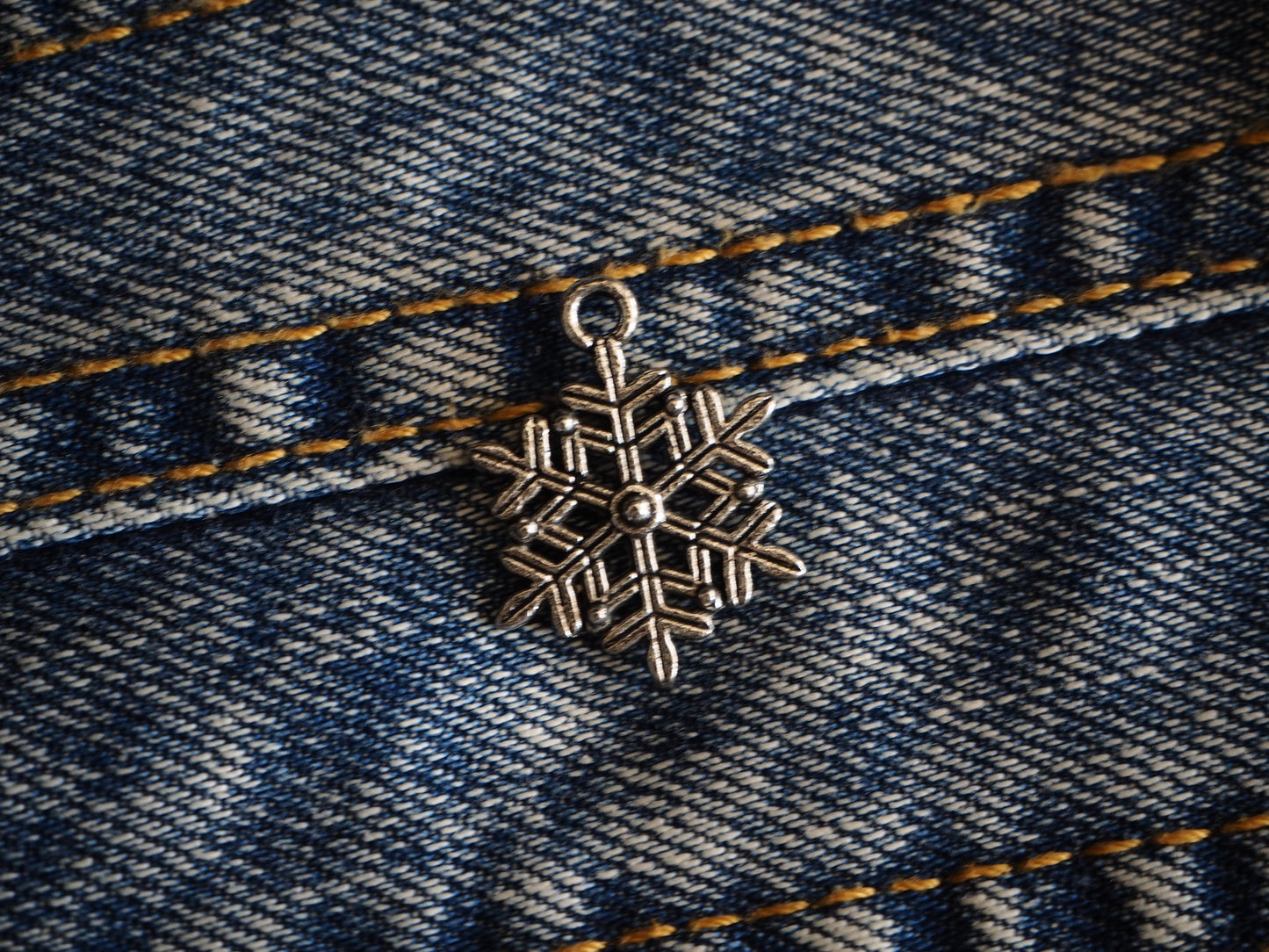 Winter Inspired Mini Metal Pendant
