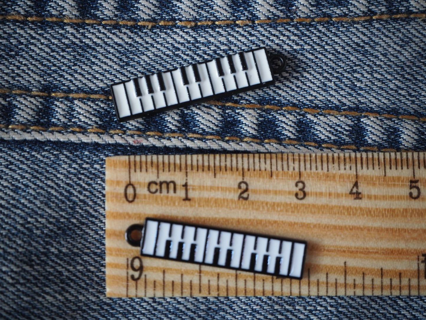 DUNGEON SYNTH inspired KEYBOARDS mini metal pendant