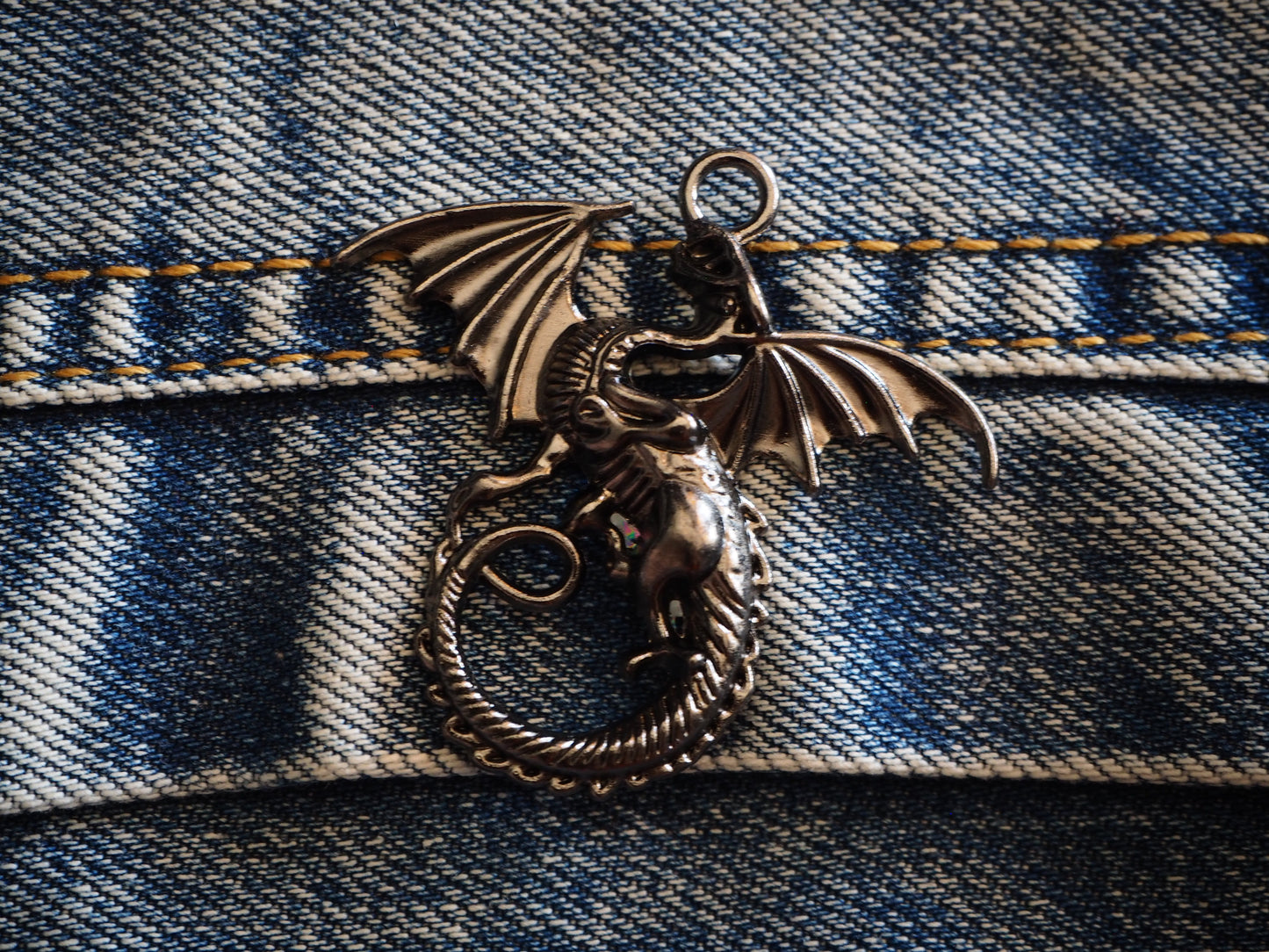 Medieval Dragon Metal Pendant
