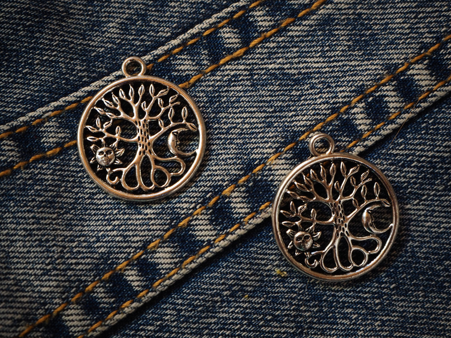 Yggdrasil White Tree Of Gondor Wicca Metal Pendant