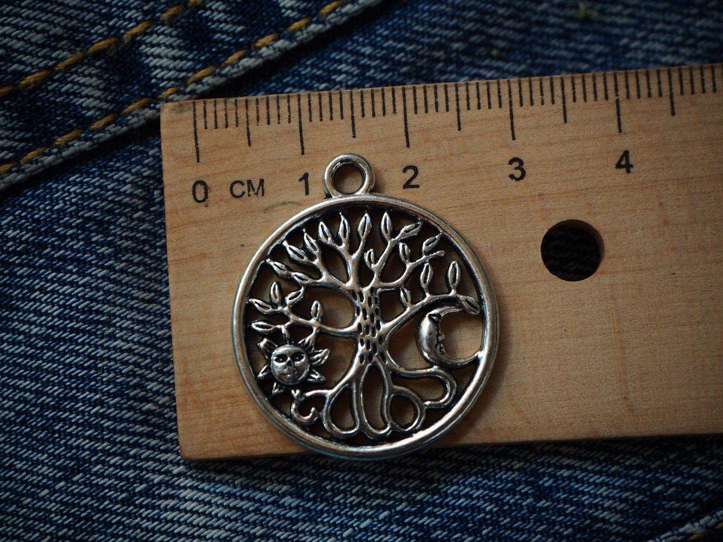 Yggdrasil White Tree Of Gondor Wicca Metal Pendant