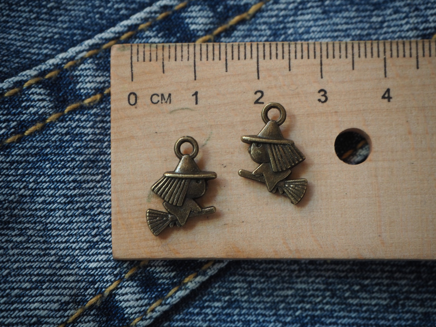 Witch Metal Pendant