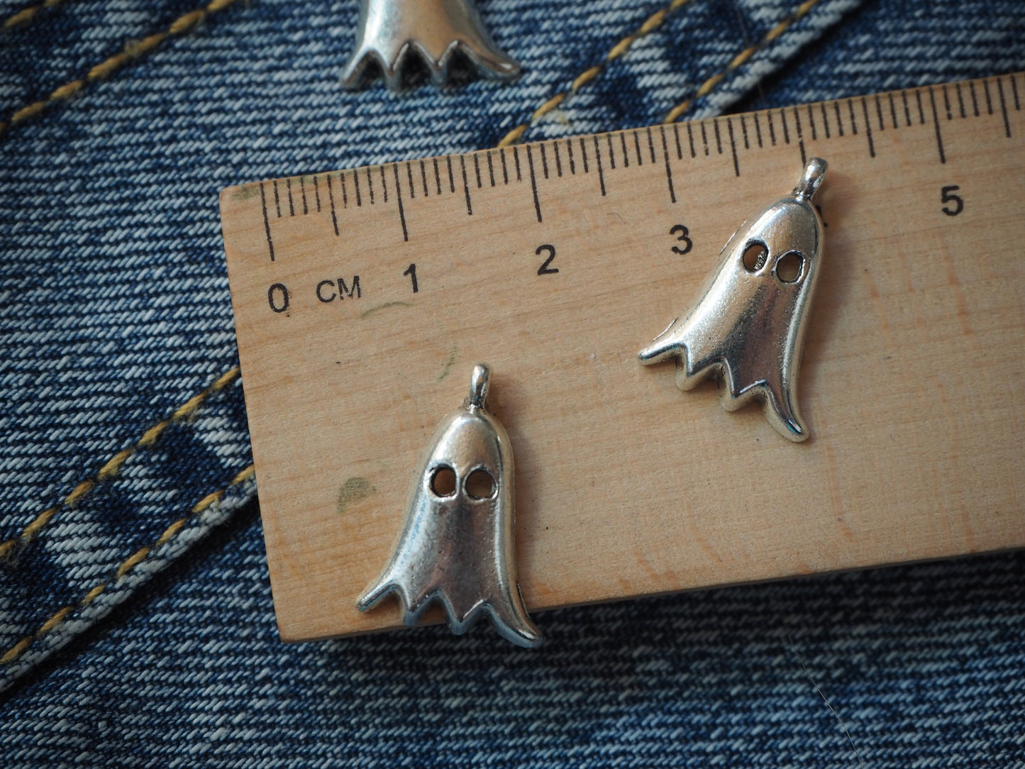 Ghoul Ghost Metal Pendant