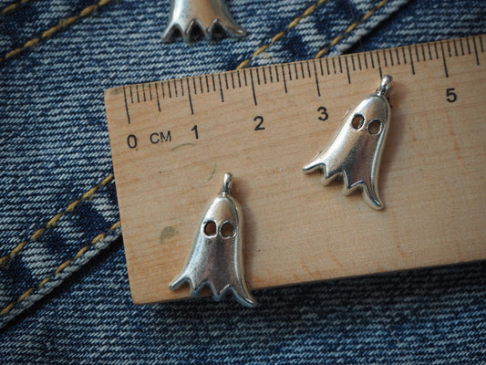 Ghoul Ghost Metal Pendant