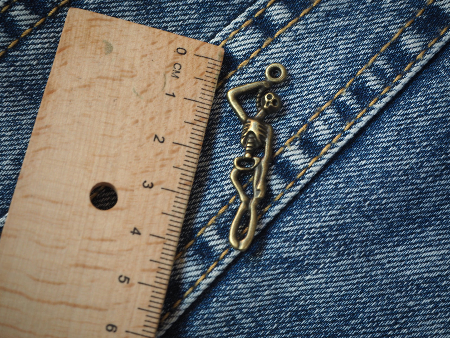 Skeleton Metal Pendant