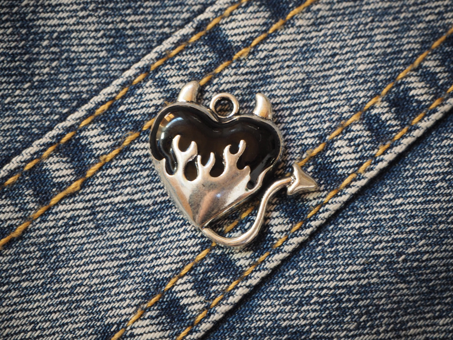 Gothic Devil Metal Pendant