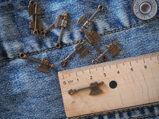 Medieval Axe mini Metal Pendant