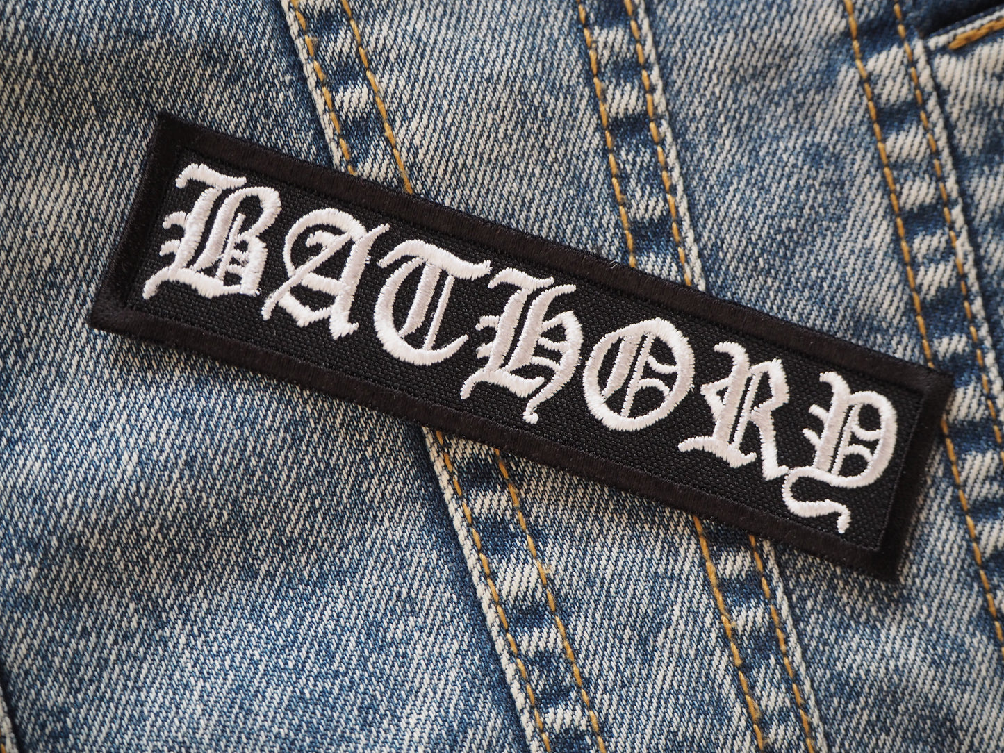 Bathory Viking Black Metal Embroidered Patch