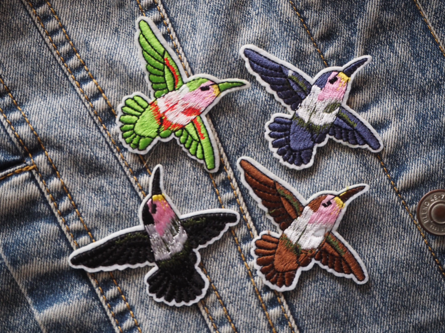 Mini Bird Colibri Patch (various)