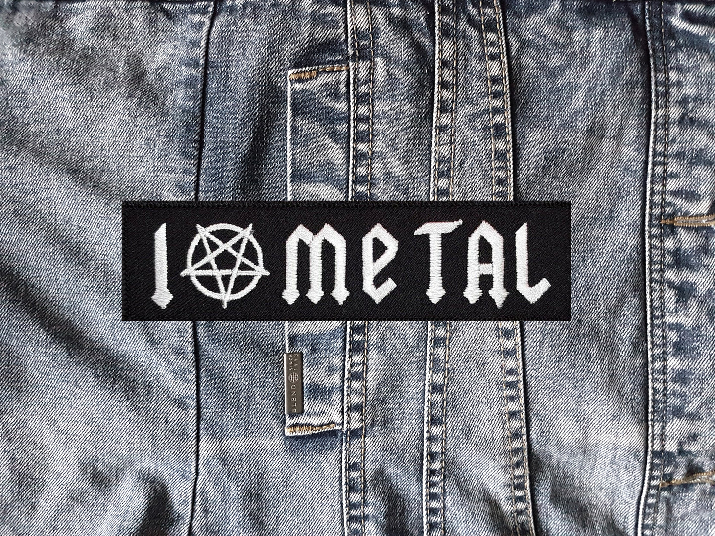 I Love Metal Embroidered patch