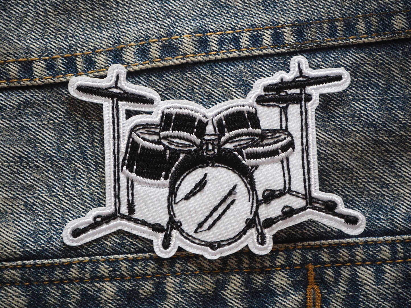Drums Embroidered patch