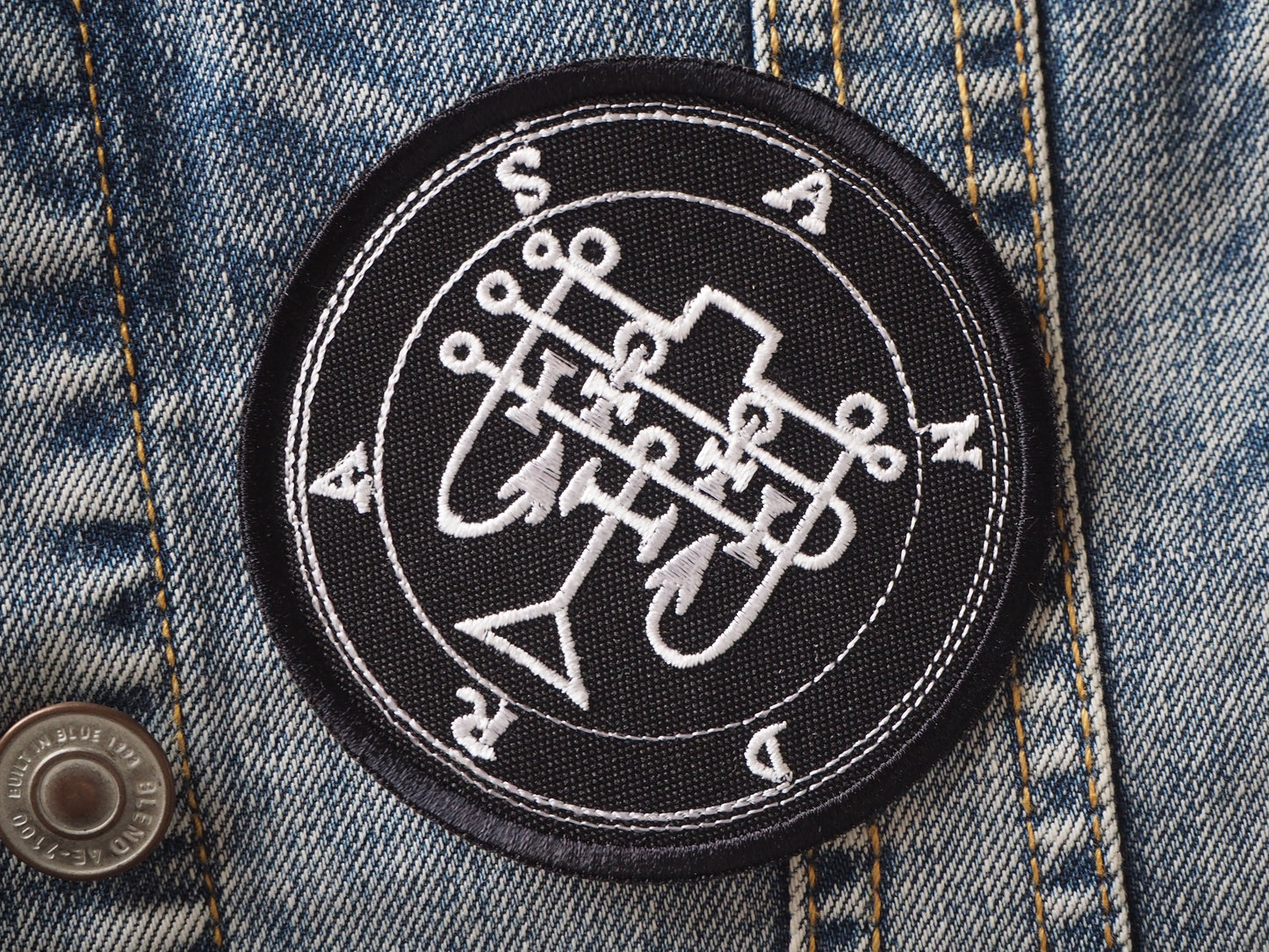ANDRAS Demon Sigil embroidered patch