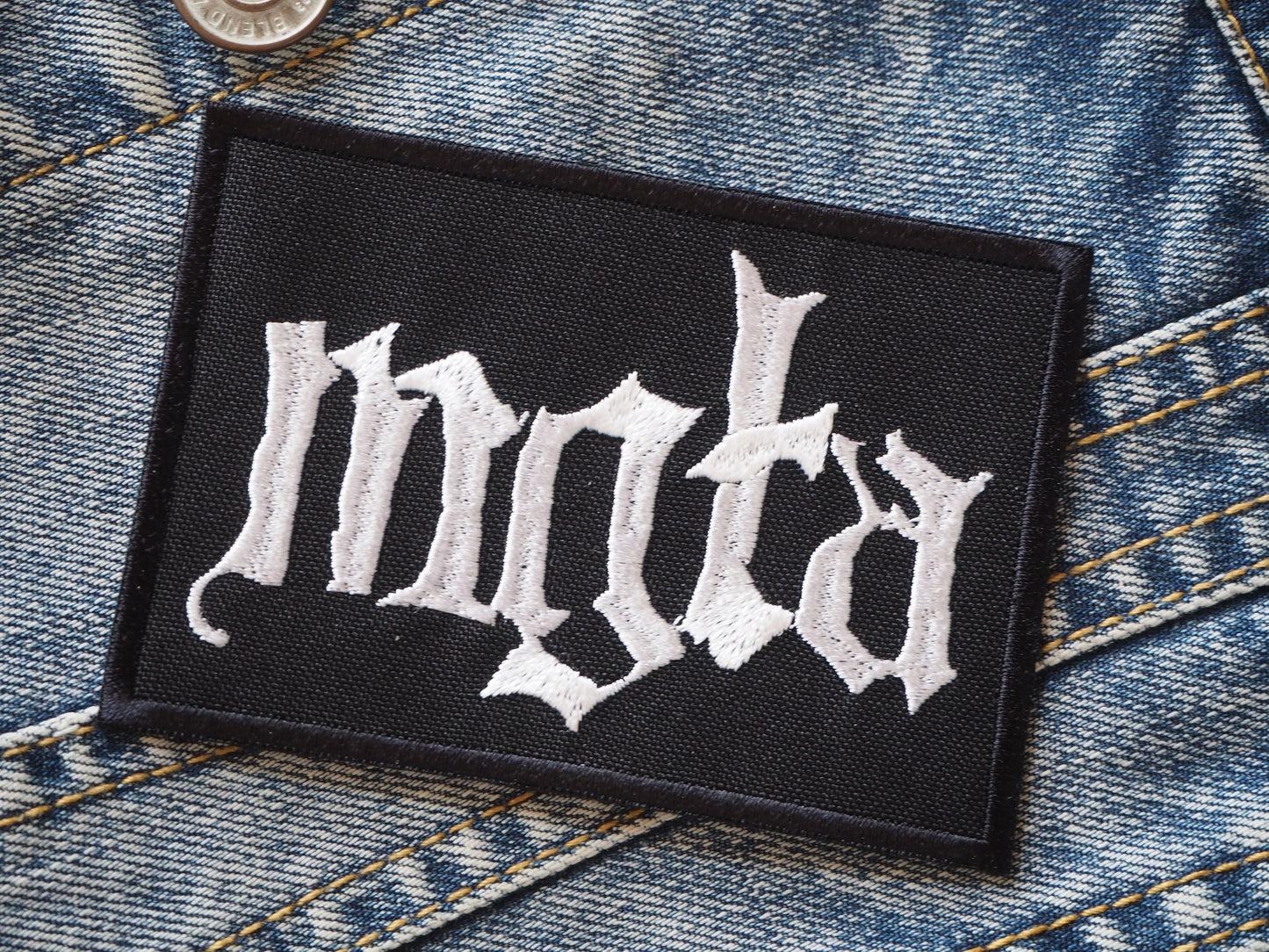 Mgla Black Metal Embroidered Patch