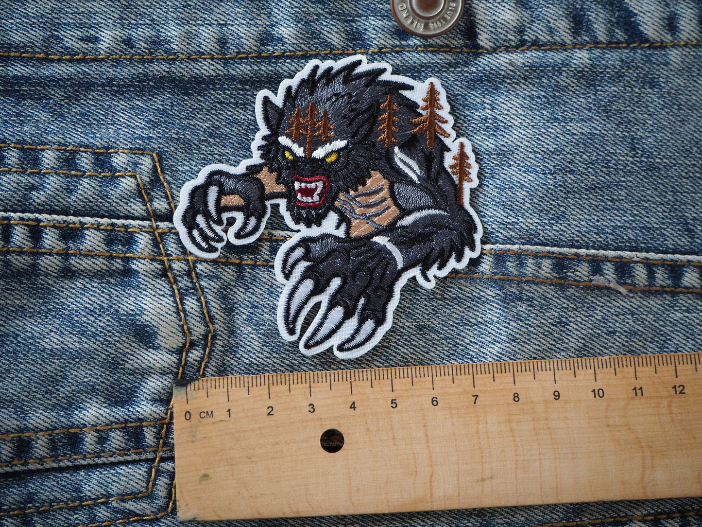 Werewolf Lycanthrope Embroidered patch