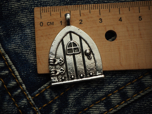Medieval Castle Metal Pendant