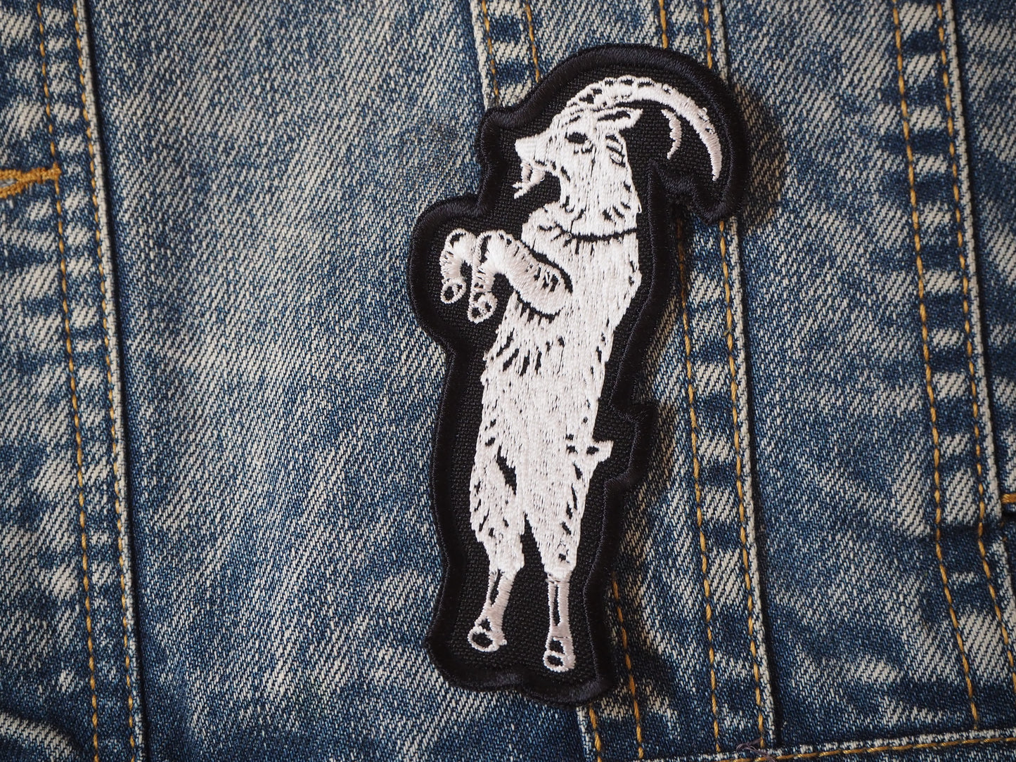 Goat Symbol Embroidered Patch
