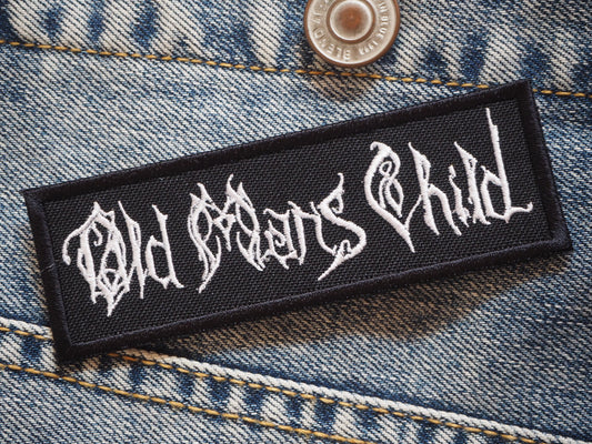 Old Man's Child Black Metal Embroidered Patch