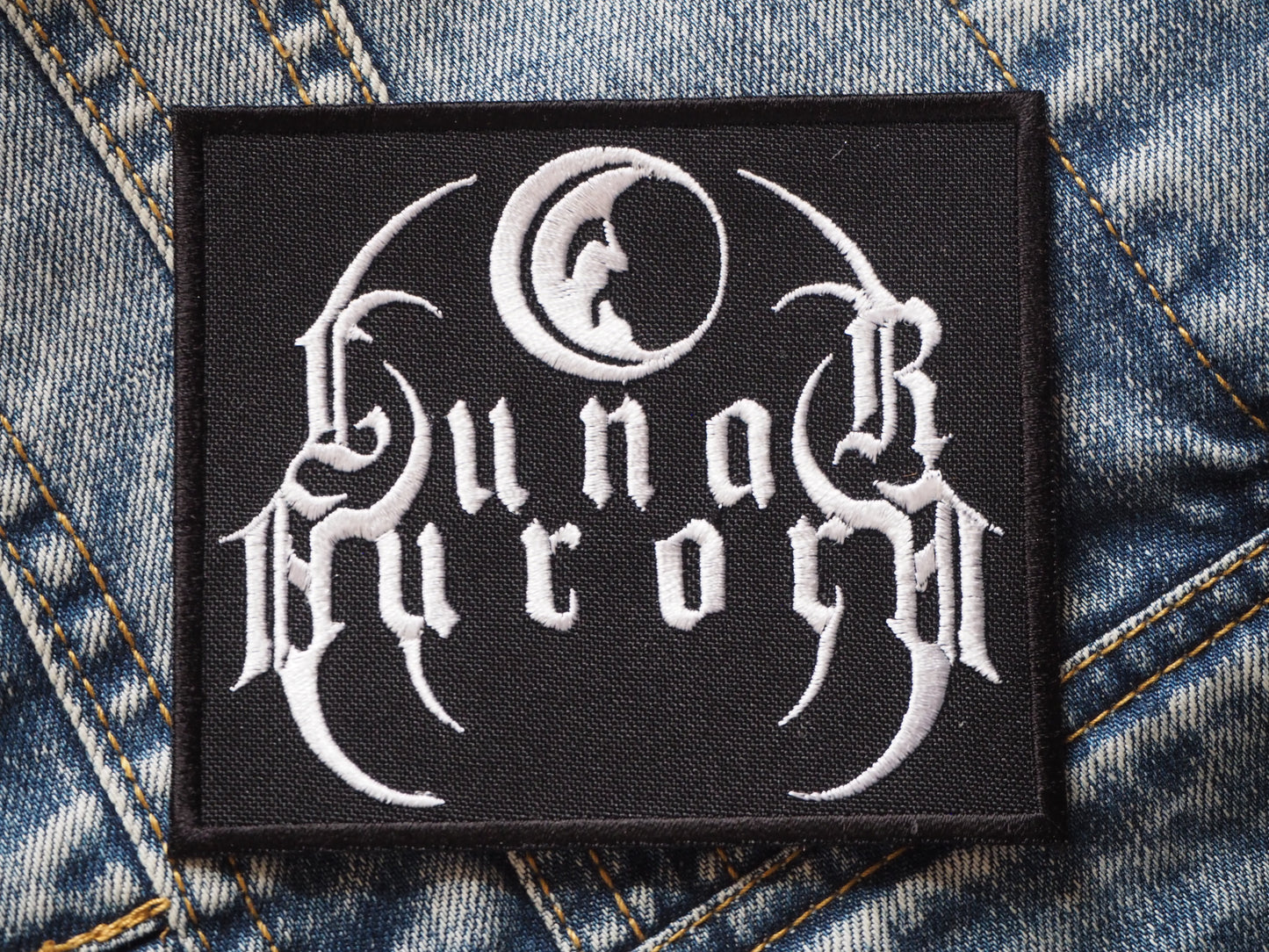 Lunar Aurora Black Metal Embroidered Patch