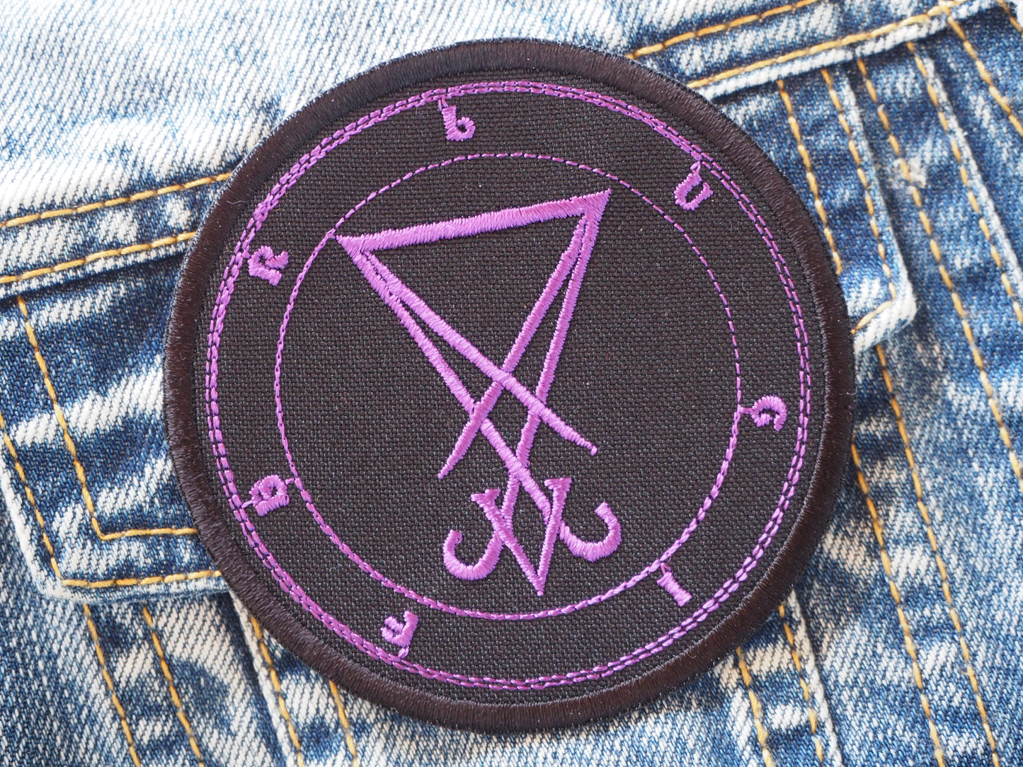 Lucifer Demon Sigil Embroidered Patch
