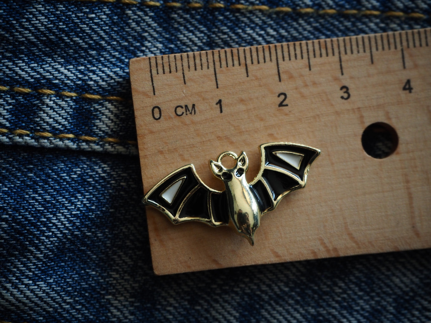 Bat Vampiric Dungeon Synth Mini Metal Pendant