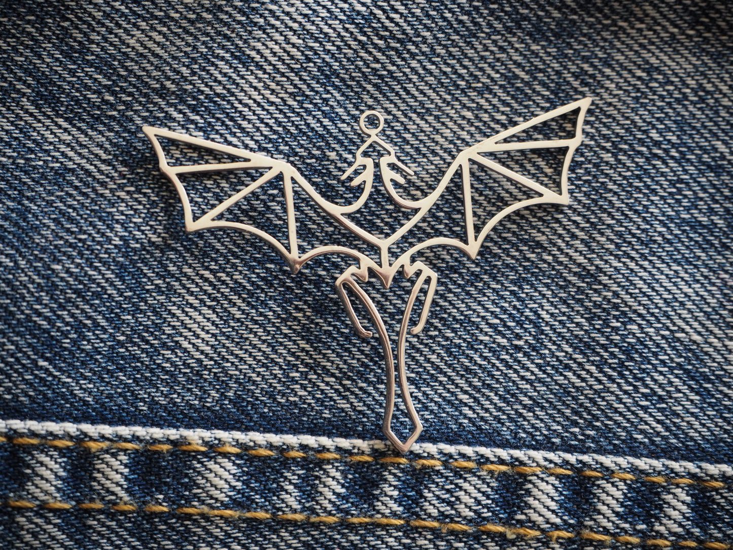 Dragon Dungeon Synth Mini Metal Pendant
