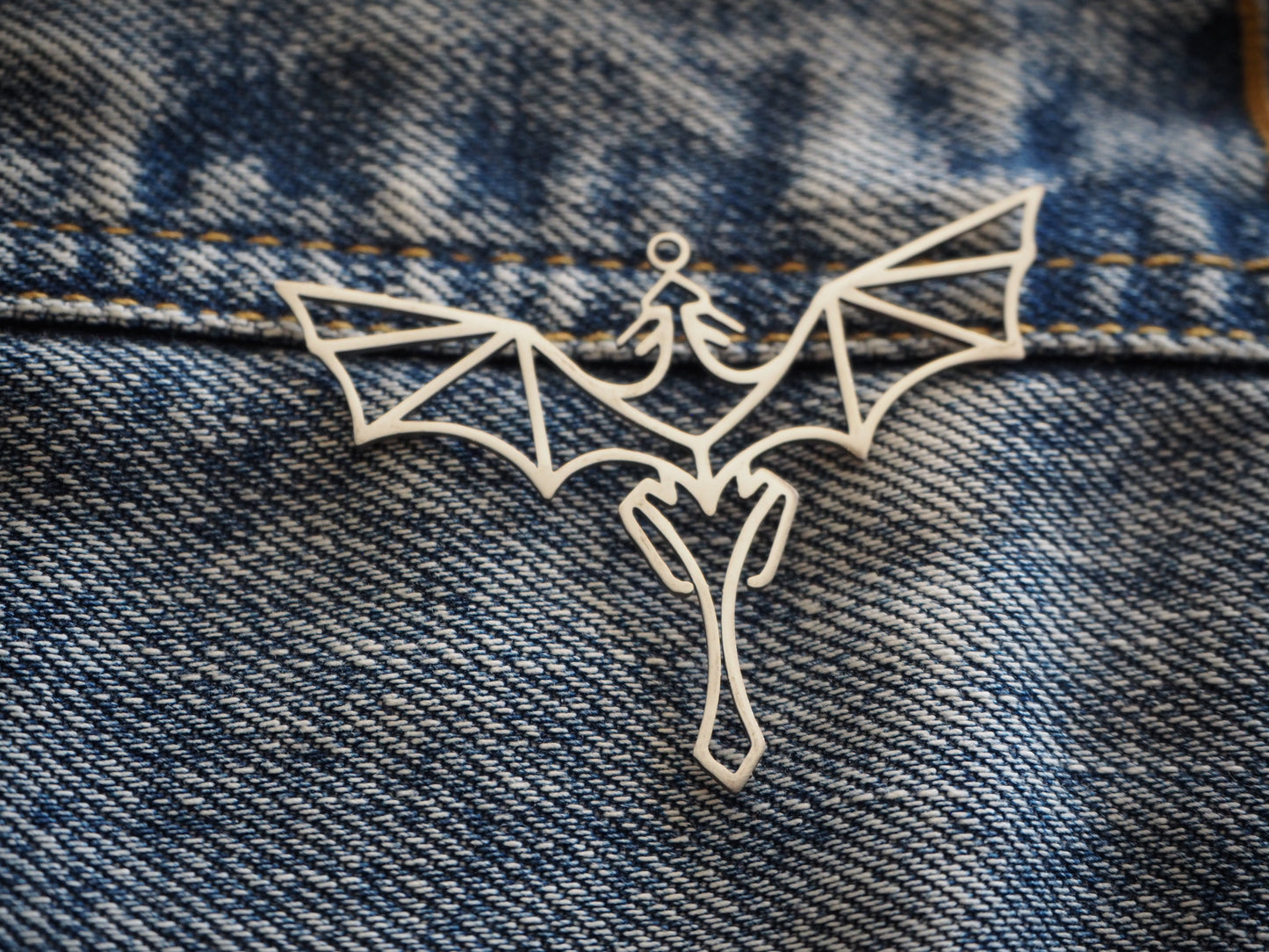 Dragon Dungeon Synth Mini Metal Pendant