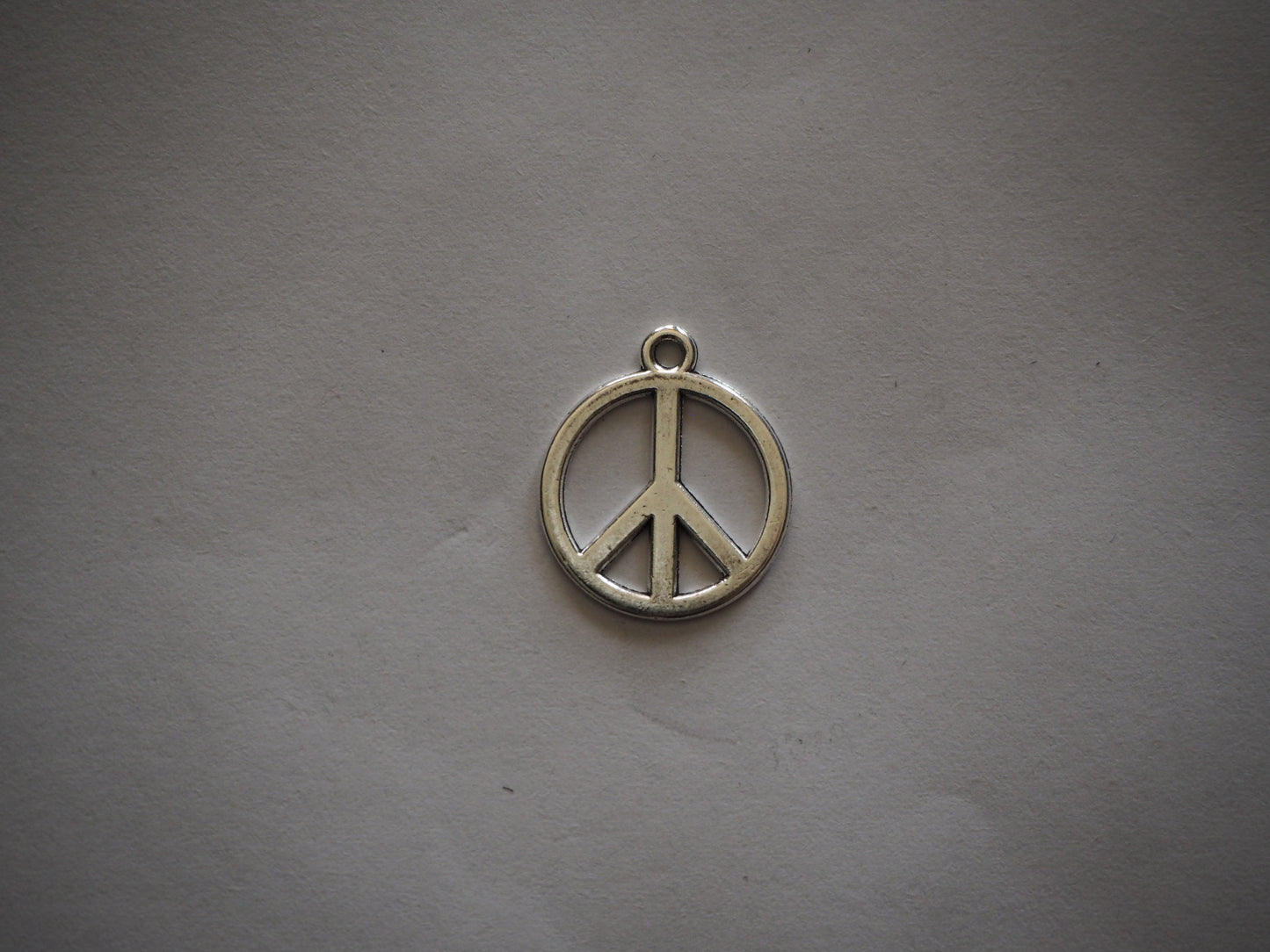 Peace Mini Metal Pendant
