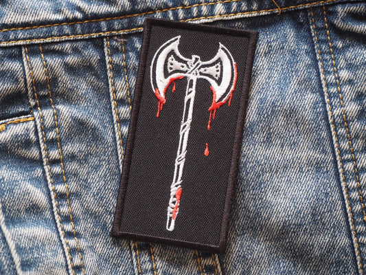 Medieval Axe Embroidered Patch