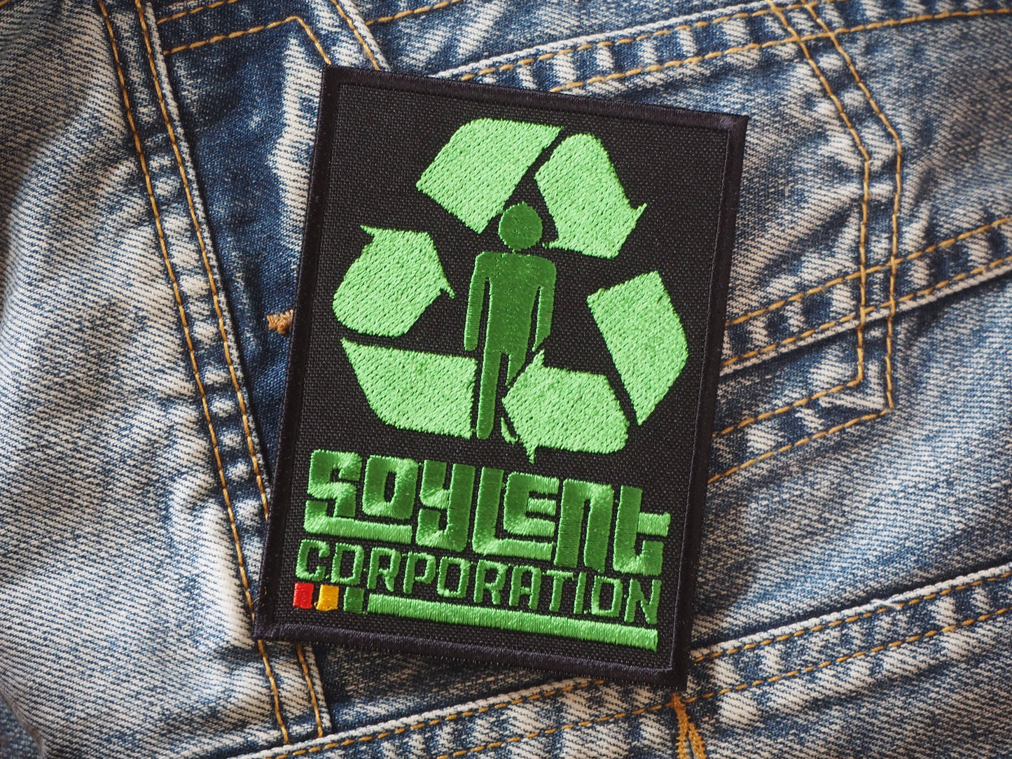 Soylеnt Grеen Inspired Embroidered Patch