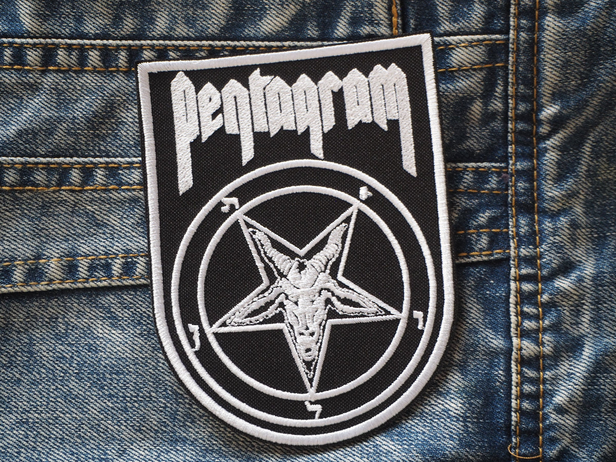 Doom Metal Pentagrams Satanic Embroidered Patch