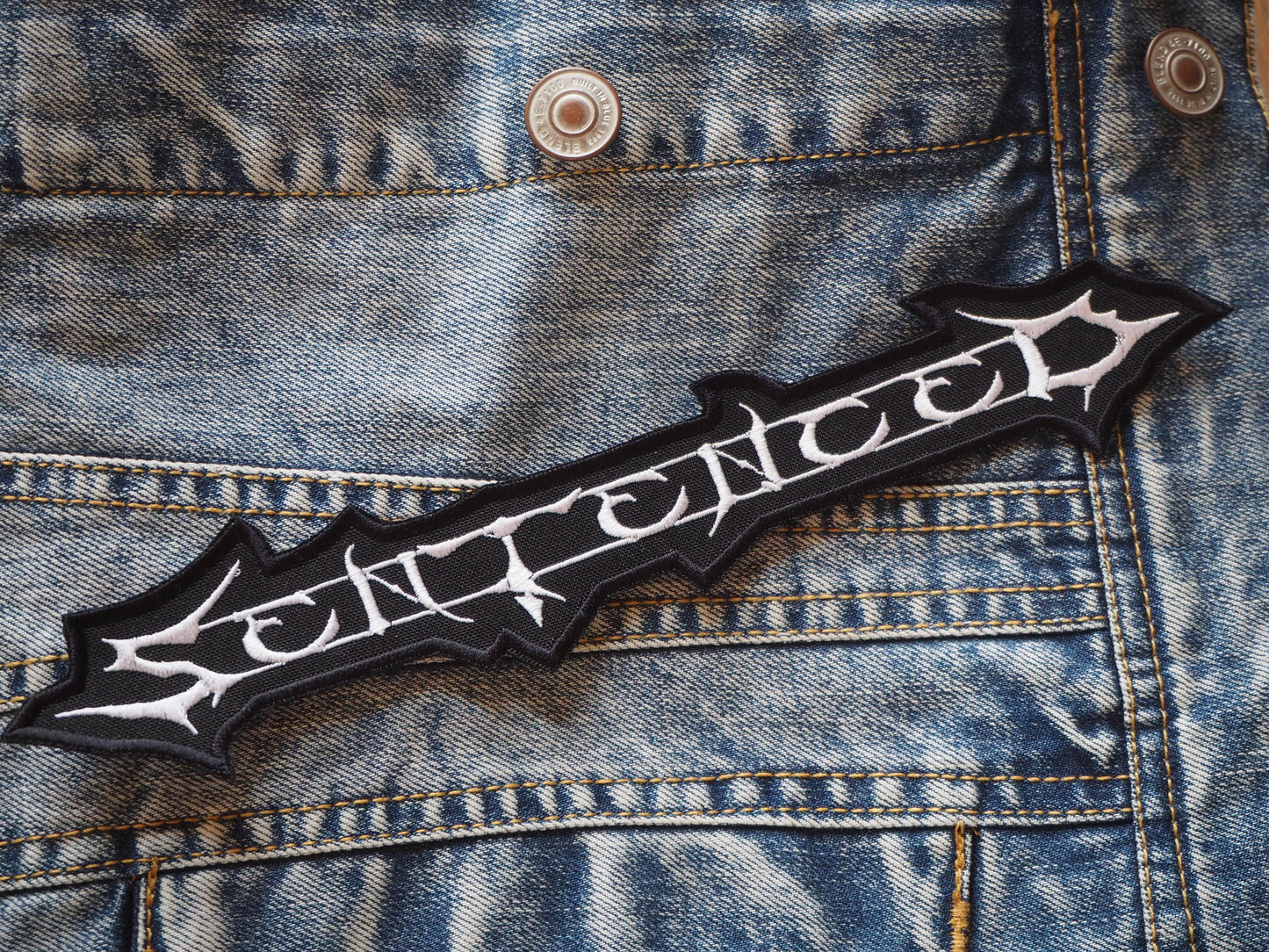 Sentenced Patch Embroidered
