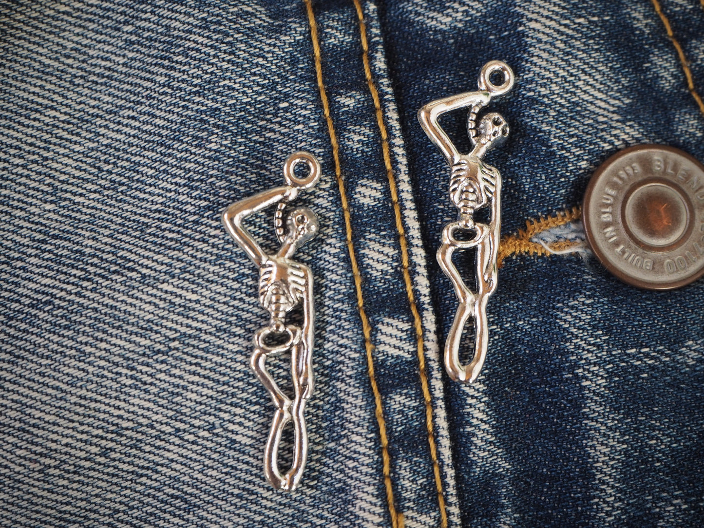 Skeleton Metal Pendant