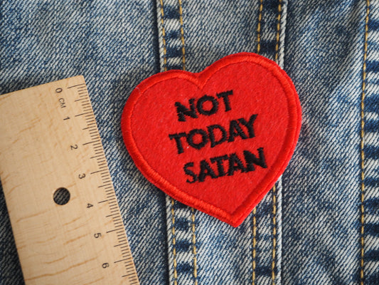 Not Today Satan Patch
